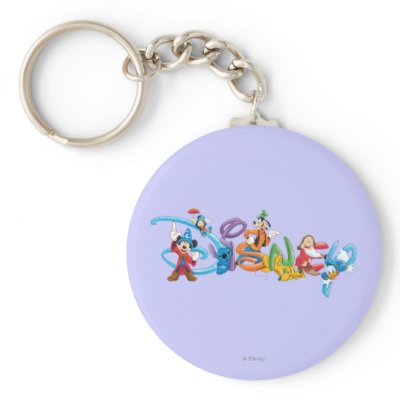 Disney Logo 2 keychains