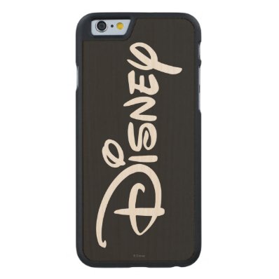 Disney Logo 3 Carved® Maple iPhone 6 Case