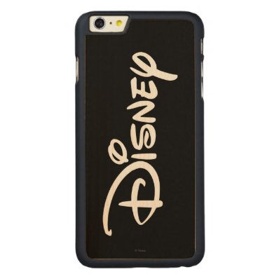 Disney Logo 3 Carved® Maple iPhone 6 Plus Slim Case
