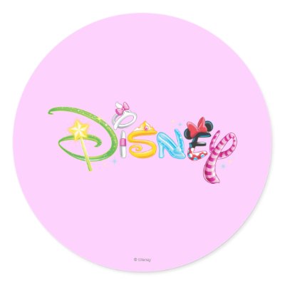 Disney Logo 3 stickers