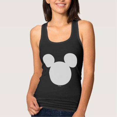 Disney Logo | Mouse Ears 2 Jersey Racerback Tank Top