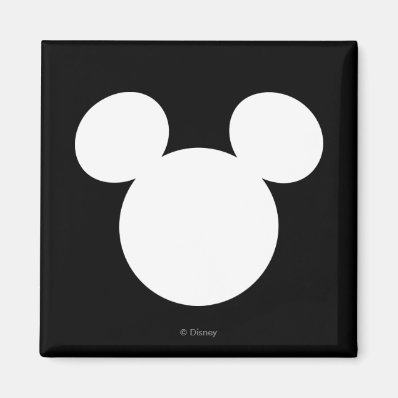 Disney Logo | Mouse Ears 3 2 Inch Square Magnet