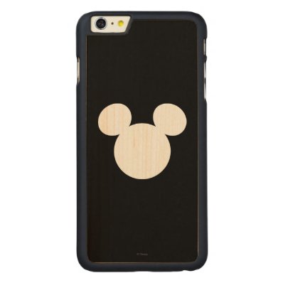 Disney Logo | Mouse Ears 3 Carved® Maple iPhone 6 Plus Case