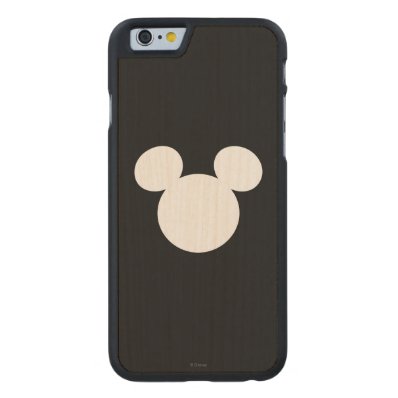 Disney Logo | Mouse Ears 3 Carved® Maple iPhone 6 Slim Case