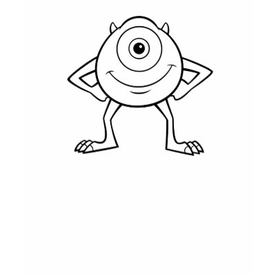Disney Monster Inc. Mike t-shirts