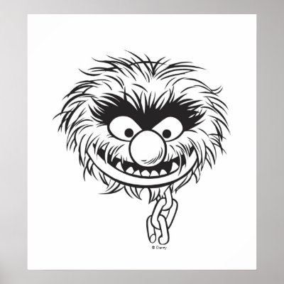 Disney Muppets Animal Sketch posters