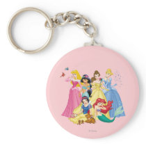 Disney Princesses 3 Key Chains