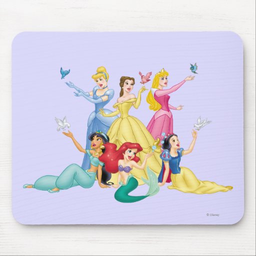 Disney Princesses 4 Mouse Pads Zazzle