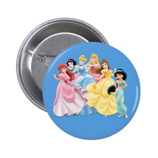 Disney Princesses 7 Button