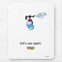 Disney Toon Town Gag Seltzer Logo mousepads