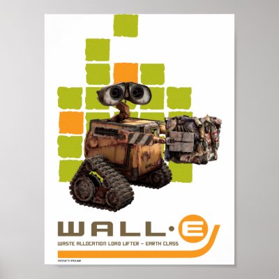 Disney WALL-E Giving Metal posters