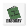 Disobey Refrigerator Magnets