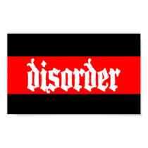 Disorder banner posters by hamshelf Disorder banner posters