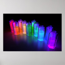 blacklight, chemistry, spectrum, rainbow, scientific posters, desktop wallpaper, Plakat med brugerdefineret grafisk design