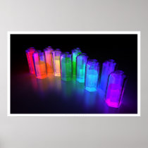 blacklight, chemistry, spectrum, rainbow, scientific posters, desktop wallpaper, Poster with custom graphic design