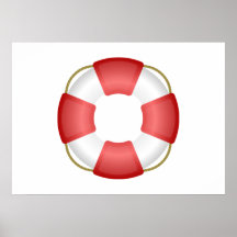 Dispositivo de flotación personal del salvador poster