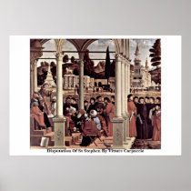 Disputation Of St Stephen By Vittore Carpaccio Poster