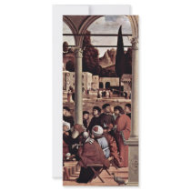 Disputation Of St Stephen, By Vittore Carpaccio Rack Card Template