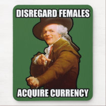 Disregard Females $13.95 Mousepad mousepads