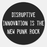 disruptive innovation is the new punk rock sticker