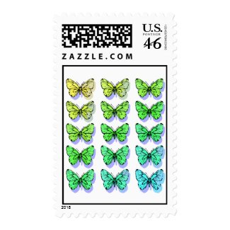 Dissolving Butterflies stamp