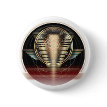 Dissolvo Ray Round Button by Retropolis_Travel Dissolvo Ray Round Button