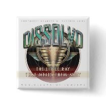 Dissolvo Ray Square Button by Retropolis_Travel Dissolvo Ray Square Button