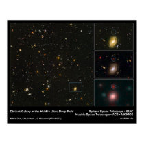 Distant Galaxy in the Hubble Ultra Deep Field posters