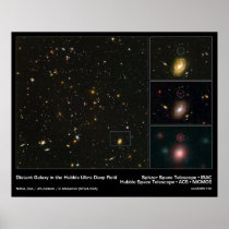 Distant Galaxy in the Hubble Ultra Deep Field Print