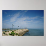 Distant Pier Life Posters