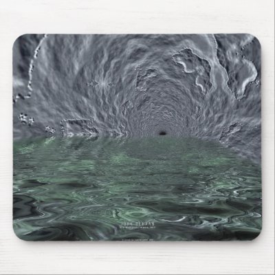 Distant Planet Cavern Mouse Pad by 3dartwork
