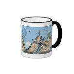 Distant View of Mt Fuji, Kuniyoshi, c. 1843 Mug