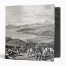 Distant View of the Aconcagua Volcano Vinyl Binders