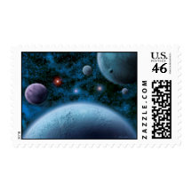 Distant Worlds Postage Stamp