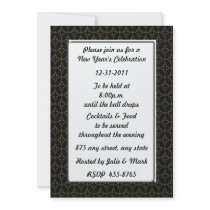 Distinguish New Year's Invitation