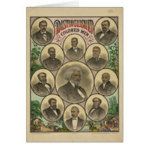Distinguished Colored Men Frederick Douglass Card