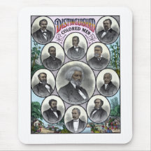 Distinguished Colored Men Mouse Pads