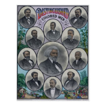 Distinguished Colored Men Postcards