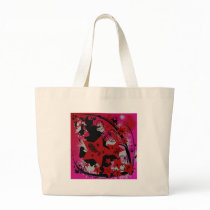 Distorted Bliss Canvas Bags