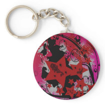 Distorted Bliss Keychain