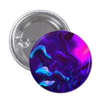 Distorted Mushroom Pin