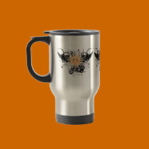 Distracted sun travel mug