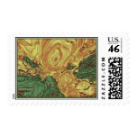 Distraction Abstraction Postage Stamps