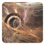 Distraction Square Stickers
