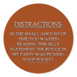 Distractions Stickers
