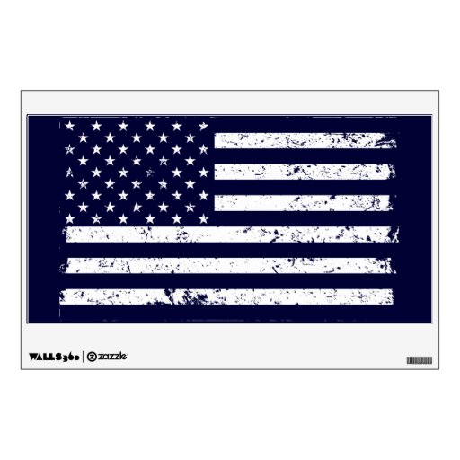 HICATDECAL Distressed American Flag Sticker - Set Of 2 Black Vinyl Decals For Car Window, Bumper & Laptop - View #7