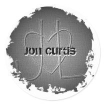 Distressed 2 Round Stickers
