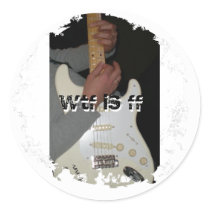 Distressed 2 Round Stickers