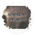 Distressed 2 Round Stickers