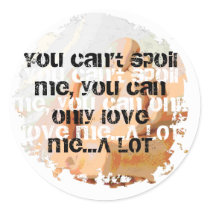 Distressed 2 Round Stickers